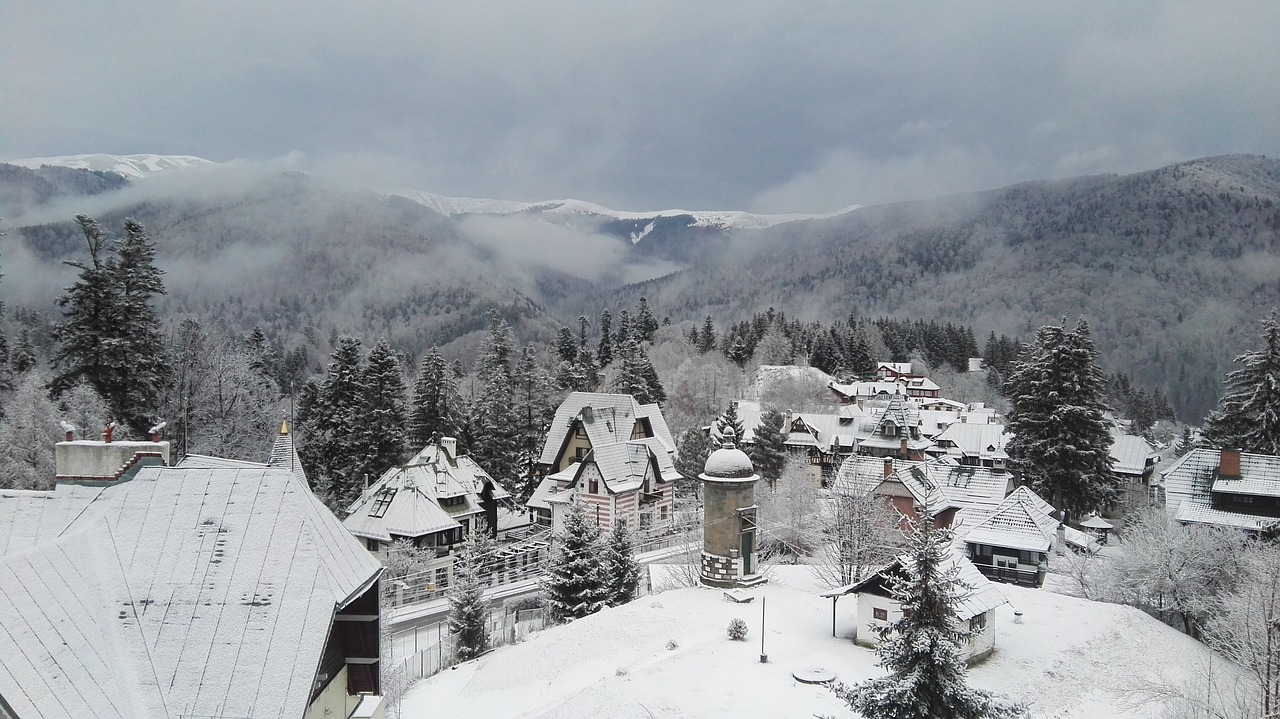 Harta cu obiective turistice din Romania