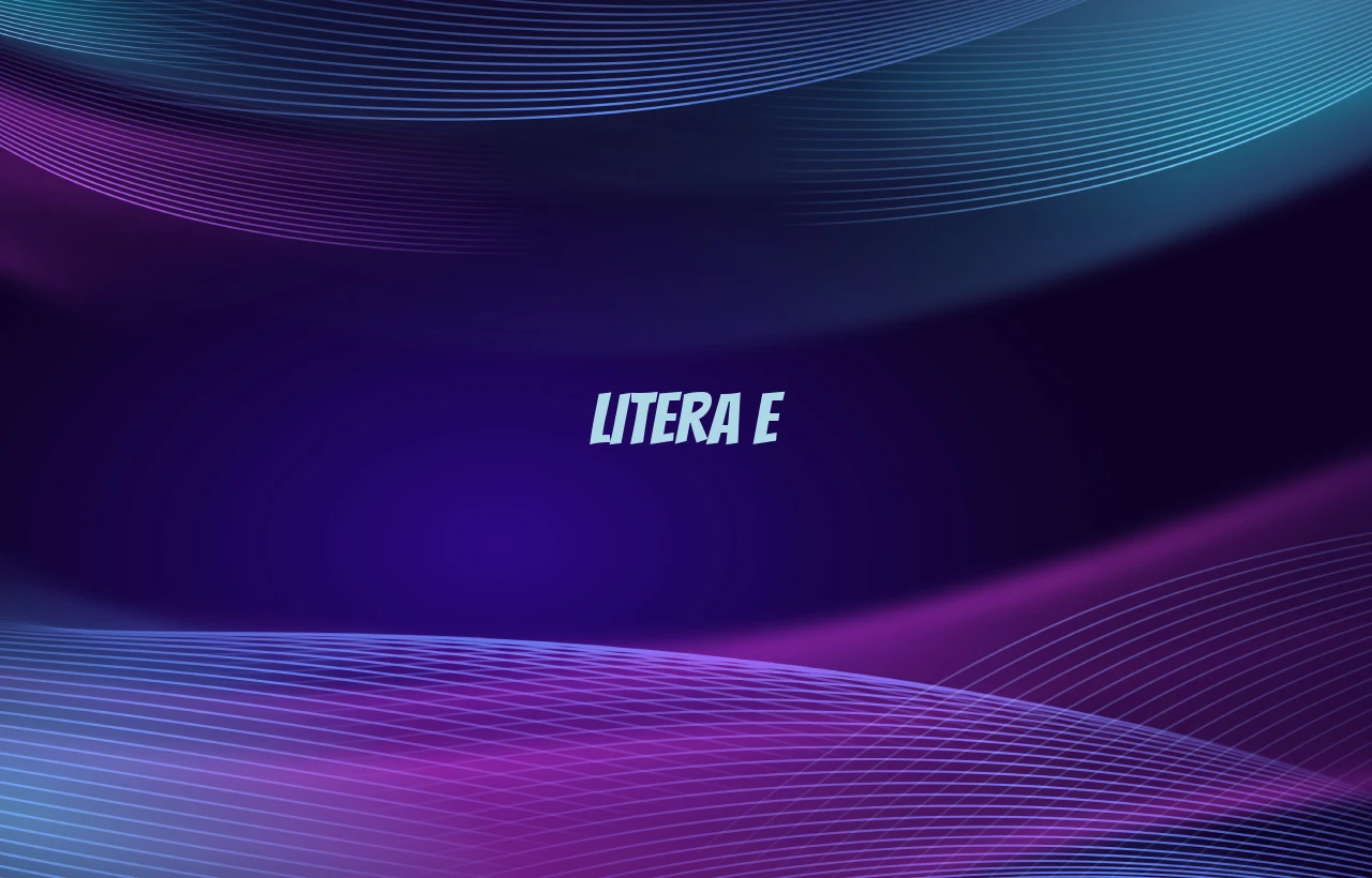 Litera E