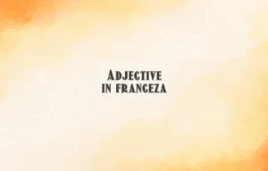 adjective in franceza