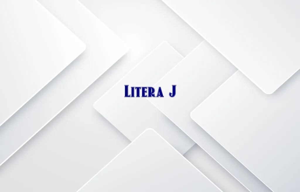 litera j
