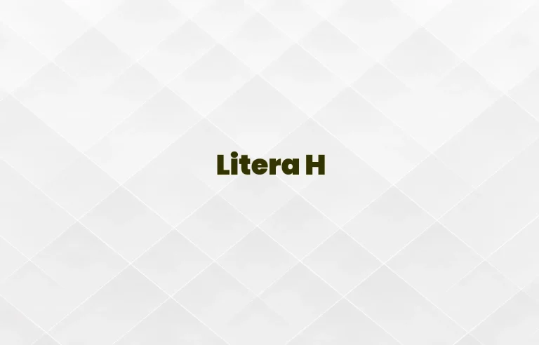 litera h
