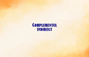 complementul indirect