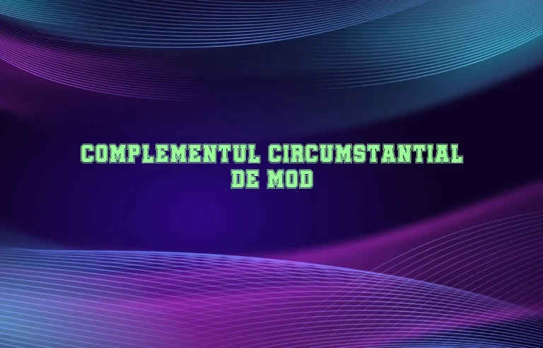 complement circumstantial de mod