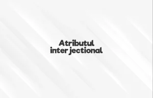 atribut interjectional