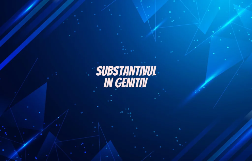 substantiv genitiv