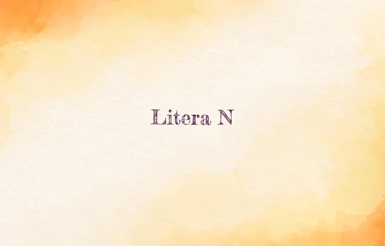 litera n