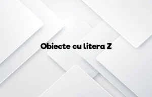 obiecte cu litera z