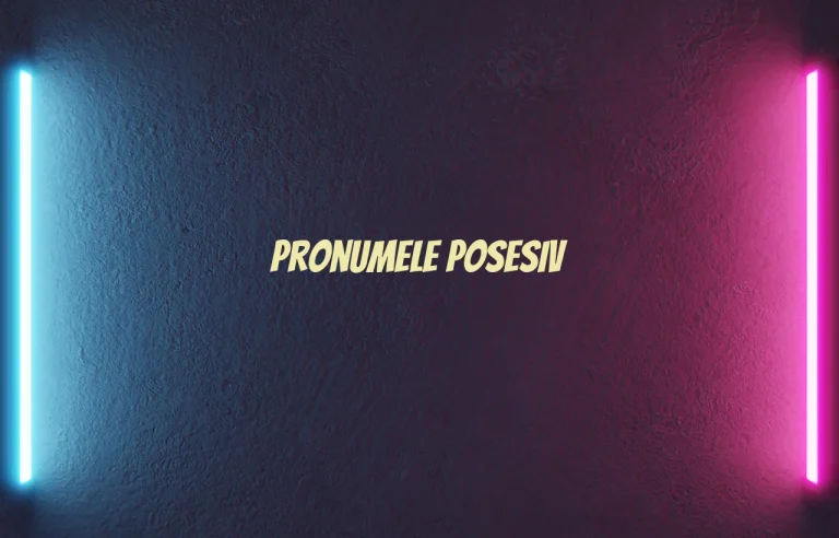 pronumele posesiv