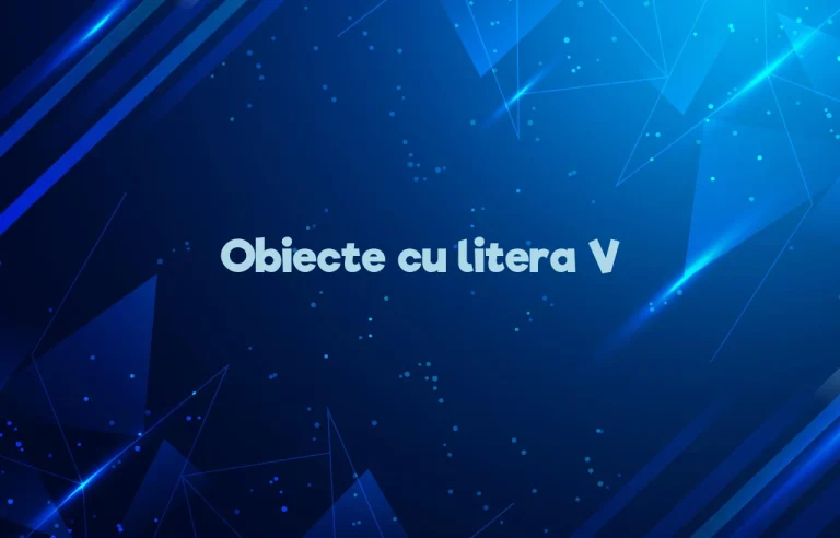 obiecte cu litera v