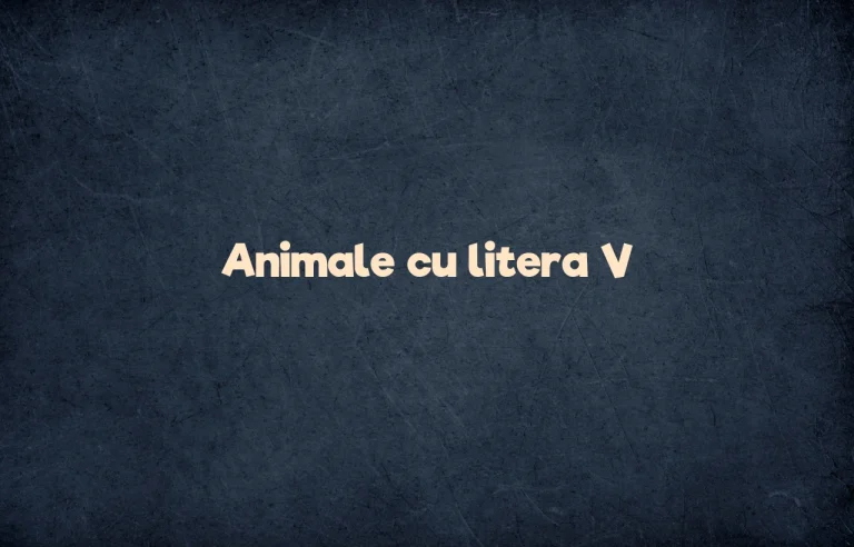 animale cu litera v