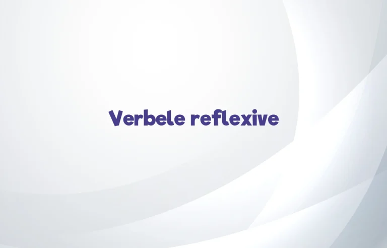 verbele reflexive
