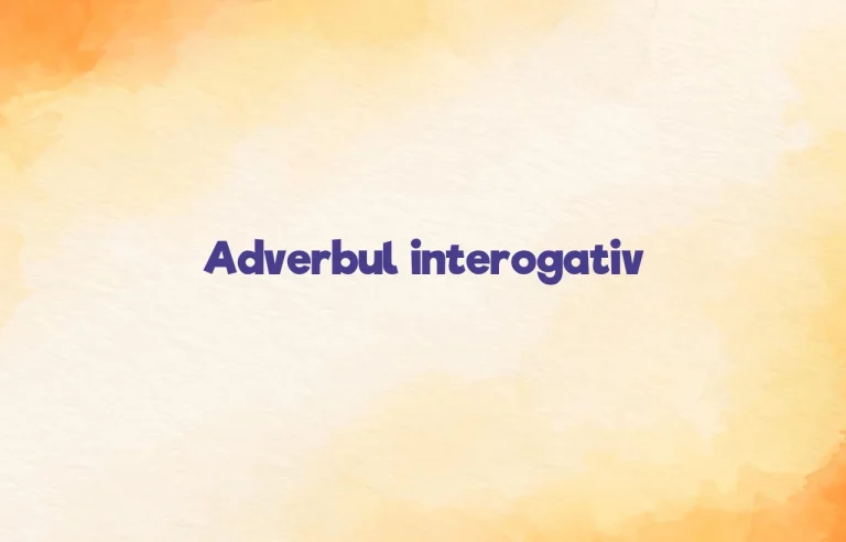 adverb interogativ