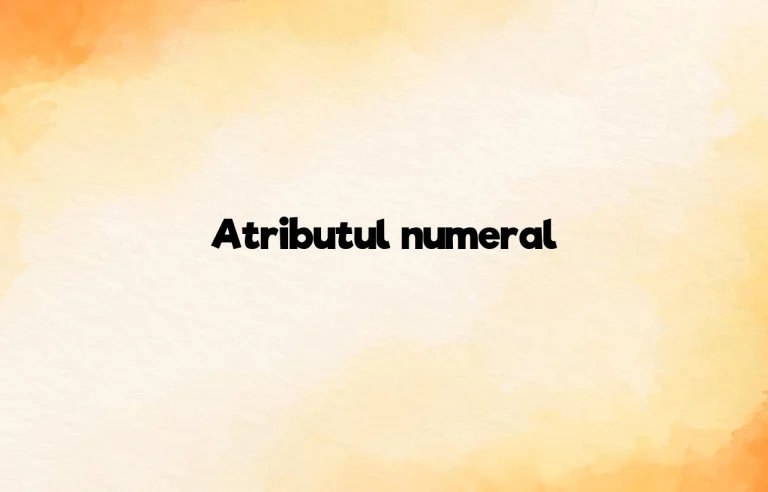 atribut numeral