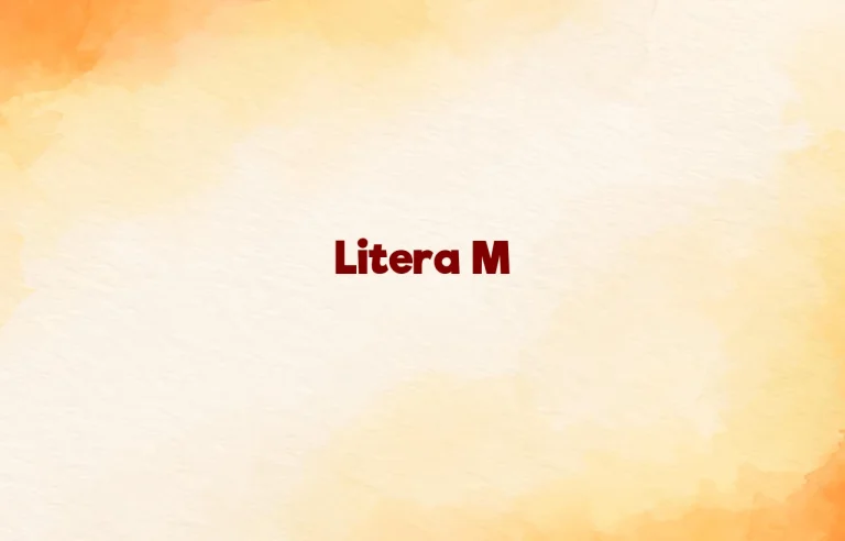 litera m