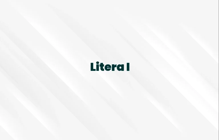 litera i