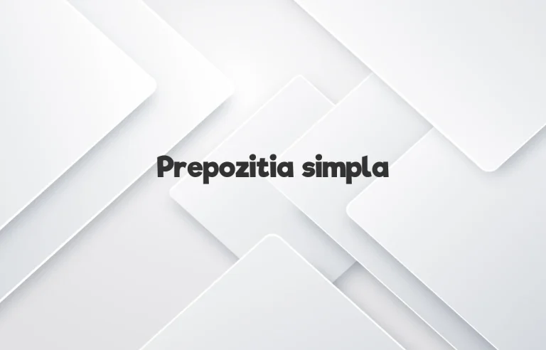 prepozitie simpla