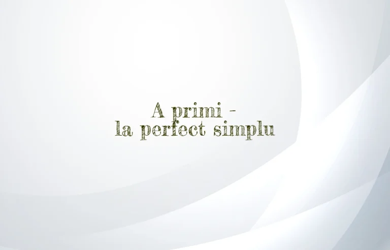 a primi perfect simplu