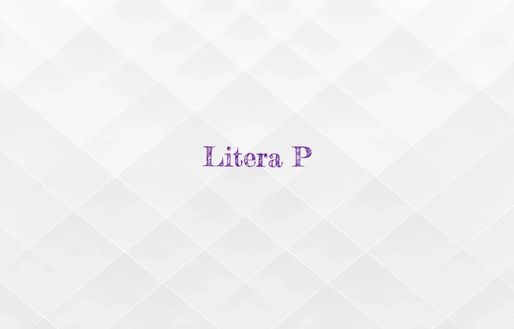 litera p