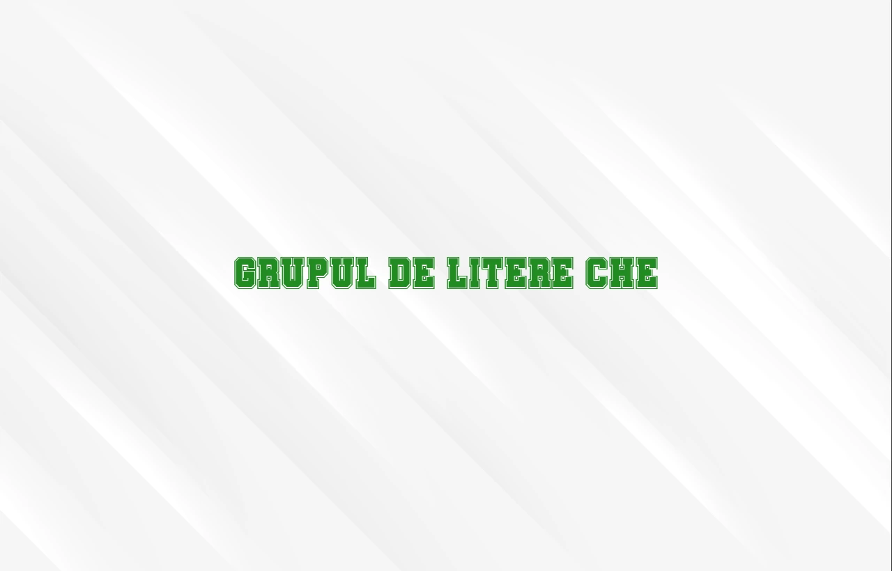 grupul de litere che