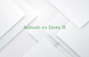 animale cu litera r