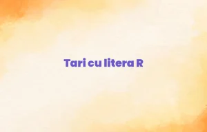 tari cu litera r