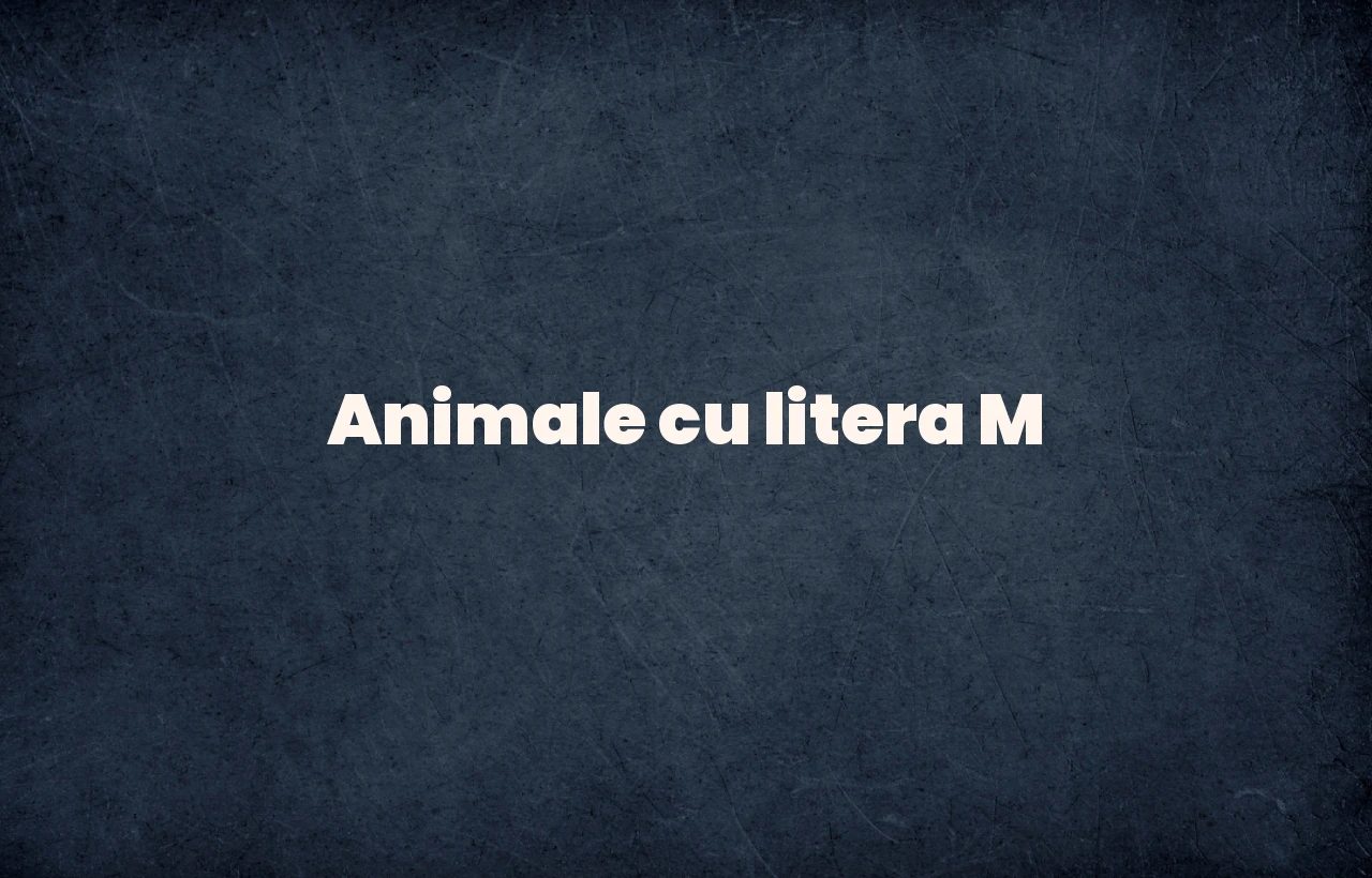 animale cu litera m