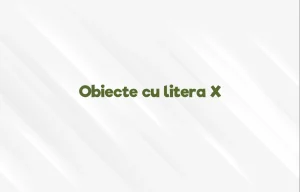 obiecte cu litera x