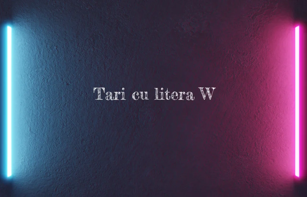 tari cu litera w