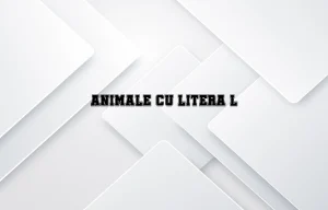 animale cu litera l