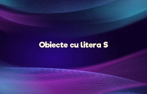 obiecte cu litera s
