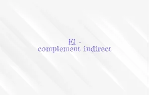 el complement indirect