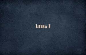 litera f