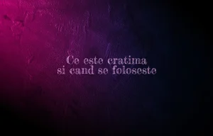 ce este cratima si cand se foloseste