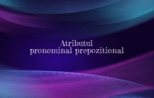 atribut pronominal prepozitional